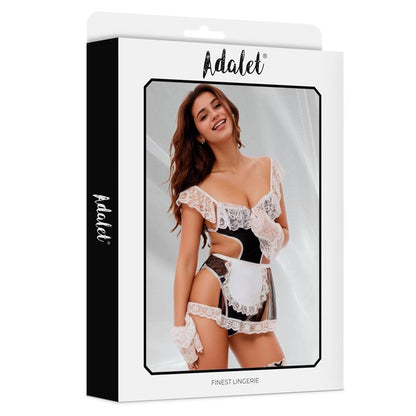 ADALET LINGERIE - RYLEE DISFRAN BODYSUIT, DELANTAL, GUANTES Y LIGA