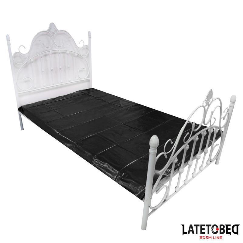 LATETOBED BDSM LINE - SÁBANA IMPERMEABLE  2.20M NEGRO