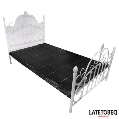 LATETOBED BDSM LINE - SÁBANA IMPERMEABLE  2.20M NEGRO