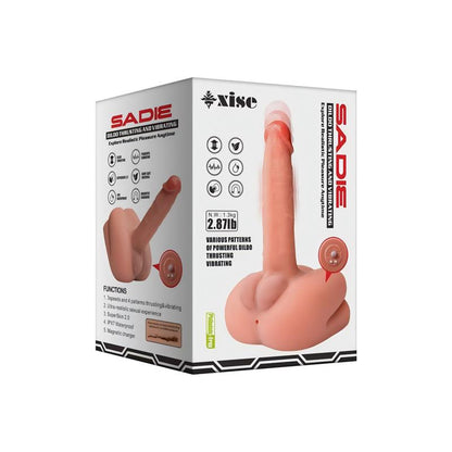 XISE - SADIE SEMI TORSO CON VIBRACION Y THRUSTING 1.34 KG