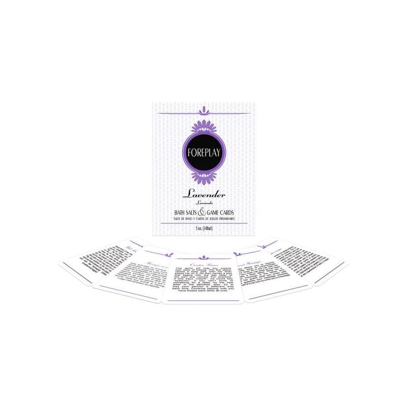 KHEPER GAMES - SALES DE BAÑO Y CARTAS IMPERMEABLES FOREPLAY BATH SET (EN ES)