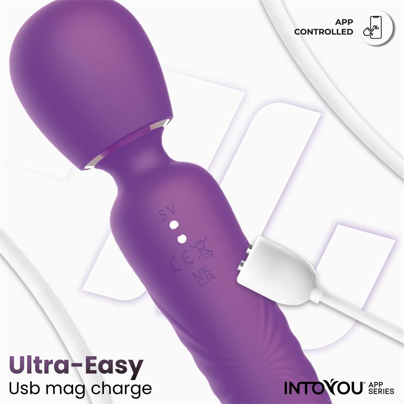 INTOYOU APP SERIES - SALMA MASAJEADOR CON FLIPPING TONGUE Y VIBRACIÓN CON APP