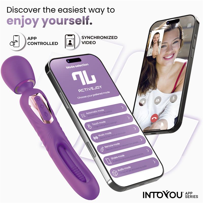 INTOYOU APP SERIES - SALMA MASAJEADOR CON FLIPPING TONGUE Y VIBRACIÓN CON APP