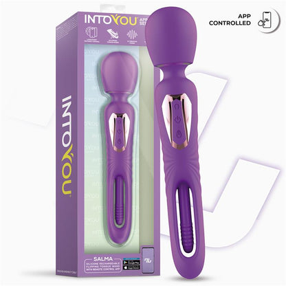 INTOYOU APP SERIES - SALMA MASAJEADOR CON FLIPPING TONGUE Y VIBRACIÓN CON APP