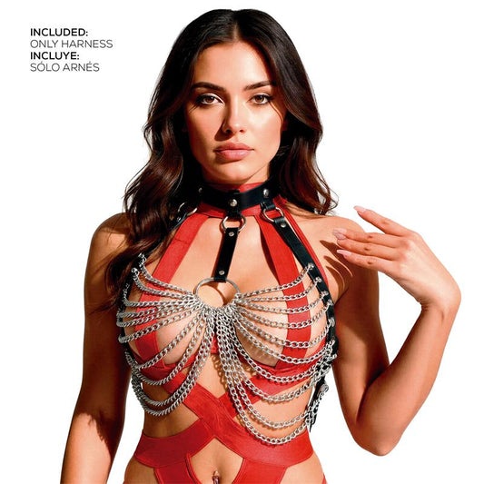 ADALET LINGERIE - SAMARA ARNÉS DE PECHO CADENAS  TALLA ÚNICA