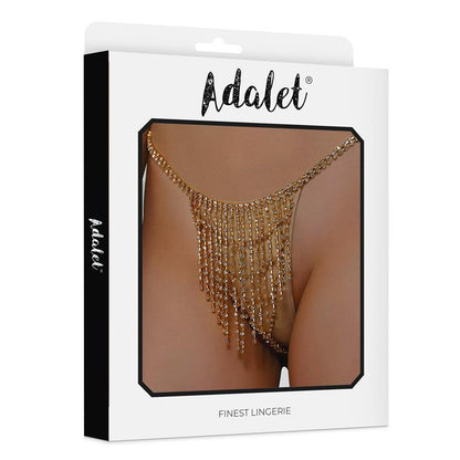 ADALET LINGERIE - SAMIRA TANGA DORADO TALLA ÚNICA