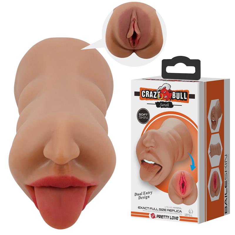 CRAZY BULL - SARAH MASTURBADOR VAGINA Y BOCA