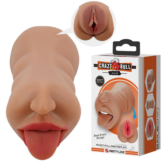 CRAZY BULL - SARAH MASTURBADOR VAGINA Y BOCA