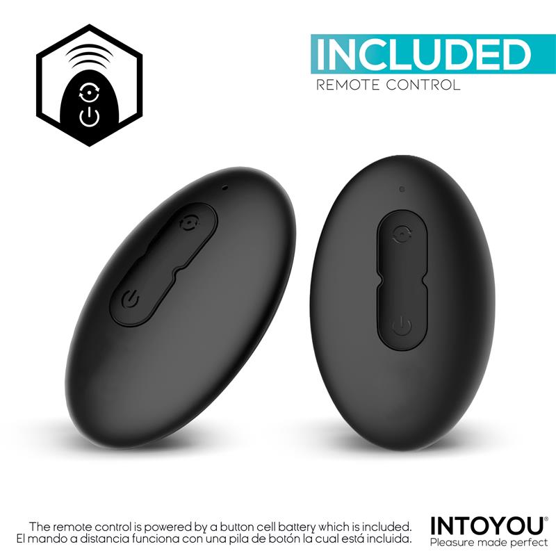 INTOYOU - SASHA PLUG CON VIBRACIÓN Y LENGUA FLIPPING YCONTROL REMOTO