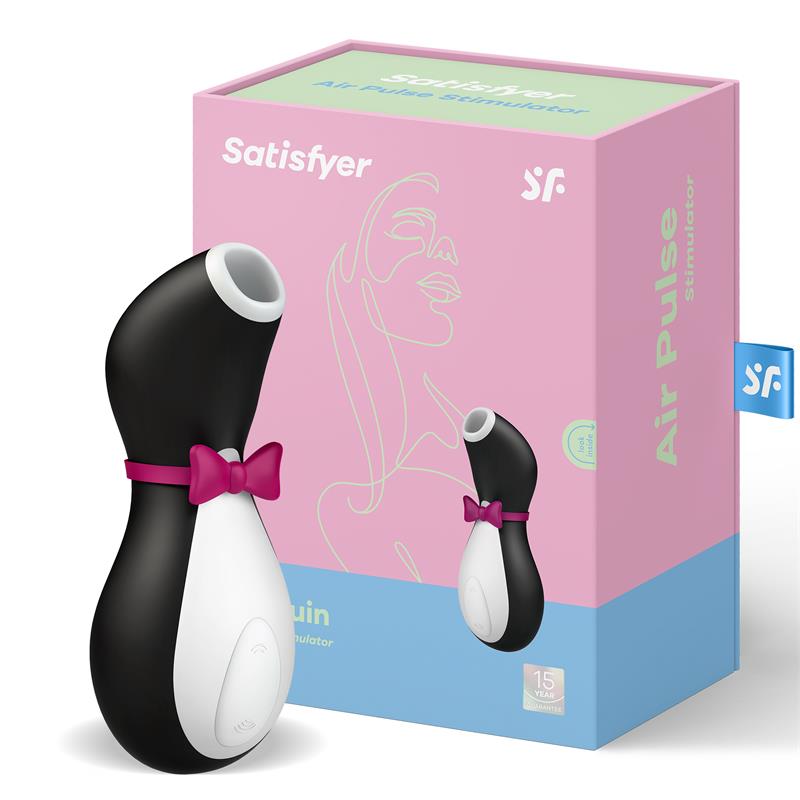 SATISFYER - SUCCIONADOR DE CLÍTORIS PRO PENGUIN NEXT GEN NEGO, BLANCO