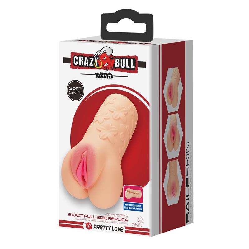 CRAZY BULL - SCARLET MASTUBADOR EN FORMA DE VAGINA