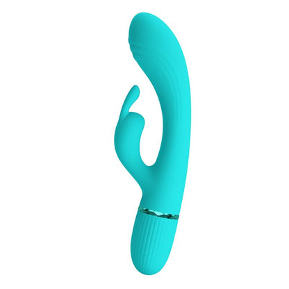 PRETTYLOVE - SCOCCO VIBRADOR CON RABBIT TURQUESA