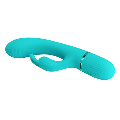 PRETTYLOVE - SCOCCO VIBRADOR CON RABBIT TURQUESA