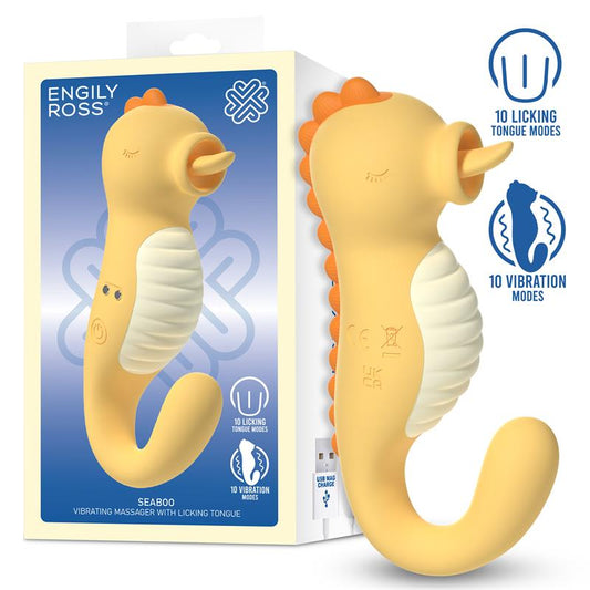 ENGILY ROSS - SEABOO MASAJEADOR CON VIBRACION Y LENGUA LICKING