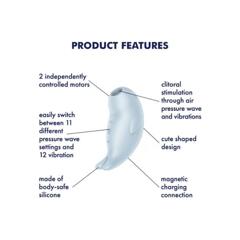 SATISFYER - SEAL YOU SOON SUCCIONADOR Y VIBRADOR