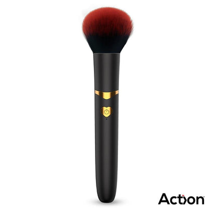 ACTION - SECRET NOIR ESTIMULADOR BROCHA DE MAQUILLAJE CON VIBRACIÓN NEGRO