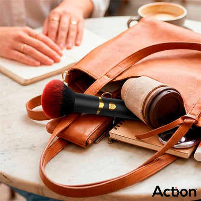 ACTION - SECRET NOIR ESTIMULADOR BROCHA DE MAQUILLAJE CON VIBRACIÓN NEGRO