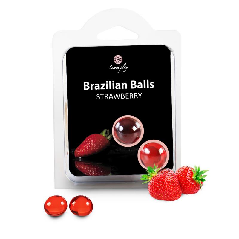 SECRET PLAY - SECRET PLAY SET 2 BRAZILIAN BALLS AROMA FRESA