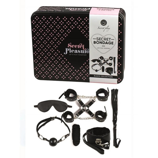 SECRET PLAY - SECRET PLAY SET 8 PIEZAS NEGRO
