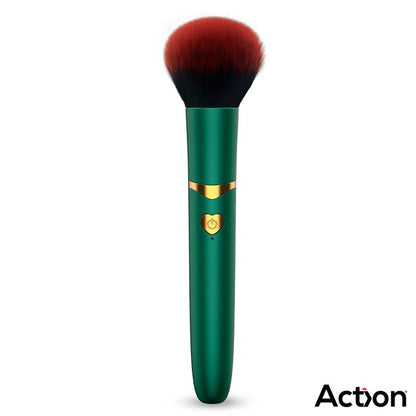 ACTION - SECRET VERT ESTIMULADOR BROCHA DE MAQUILLAJE CON VIBRACIÓN VERDE