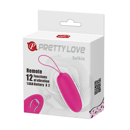 PRETTYLOVE - SELKIE HUEVO VIBRADOR CON CONTROL REMOTO