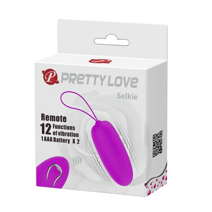 PRETTYLOVE - SELKIE HUEVO VIBRADOR CON CONTROL REMOTO