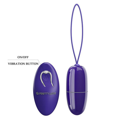 PRETTYLOVE - SELKIE YOUTH HUEVO VIBRADOR CON CONTROL REMOTO
