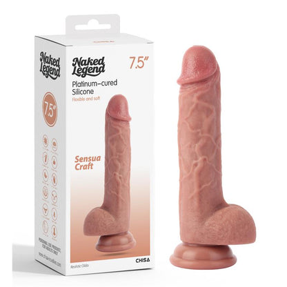 CHISA - SENSUACRAFT DILDO SILICONA LÍQUIDA 19.5CM - 7.5