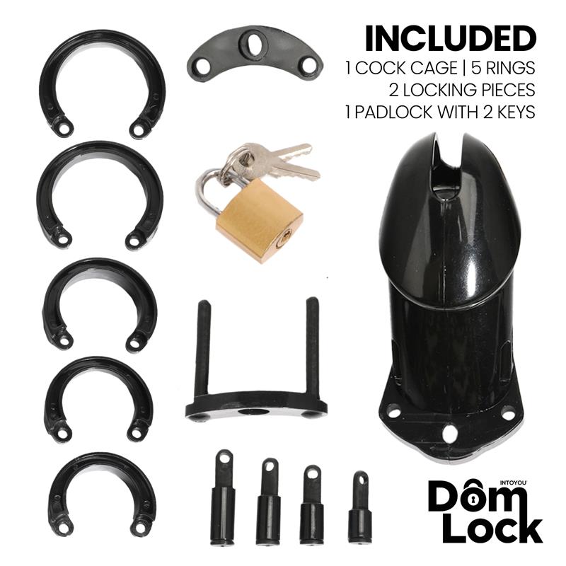 DOMLOCK - SENTENCE JAULA PARA EL PENE TALLA M