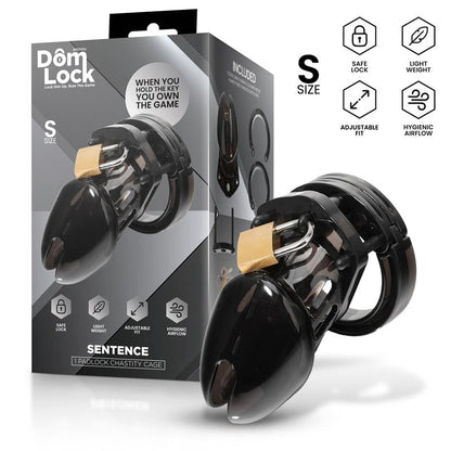 DOMLOCK - SENTENCE JAULA PARA EL PENE TALLA S