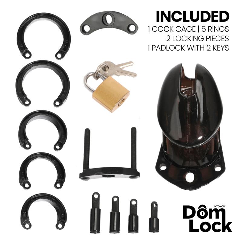 DOMLOCK - SENTENCE JAULA PARA EL PENE TALLA S