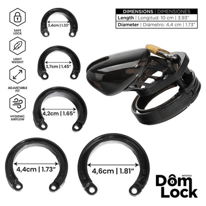 DOMLOCK - SENTENCE JAULA PARA EL PENE TALLA S