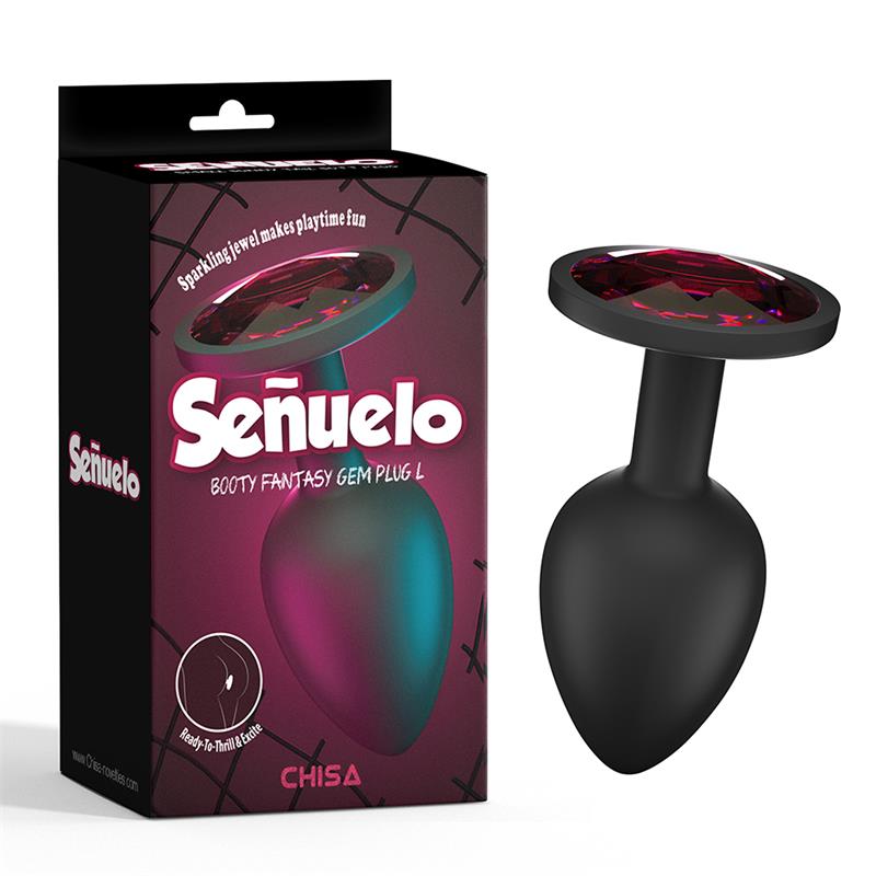 CHISA - SEÑUELO PLUG ANAL CON JOYA