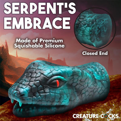 CREATURE COCKS - SERPENTINE MASTURBADOR SERPIENTE SILICONA