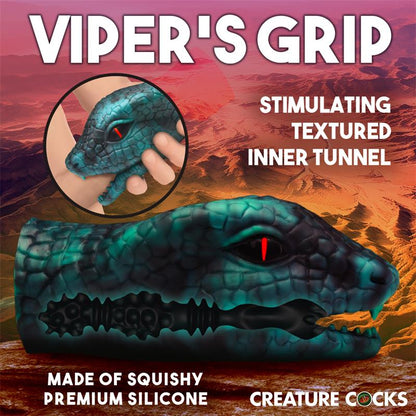 CREATURE COCKS - SERPENTINE MASTURBADOR SERPIENTE SILICONA