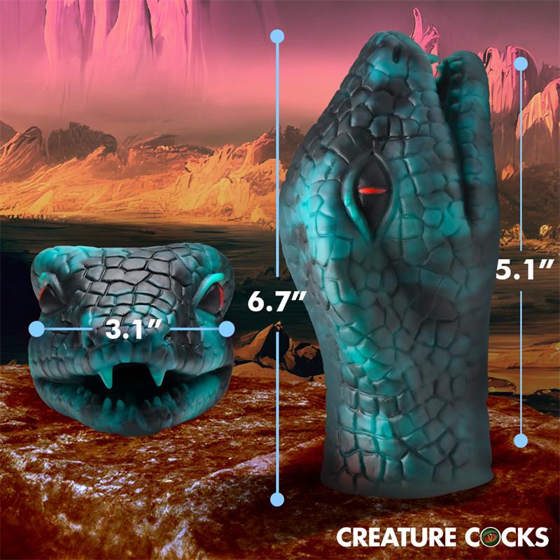 CREATURE COCKS - SERPENTINE MASTURBADOR SERPIENTE SILICONA
