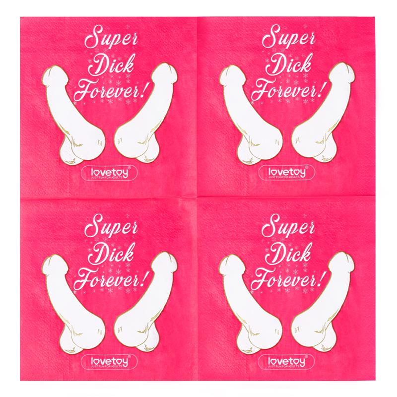 LOVETOY - SERVILLETAS DE FIESTA PACK DE 10