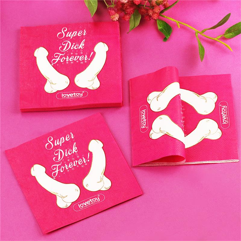 LOVETOY - SERVILLETAS DE FIESTA PACK DE 10