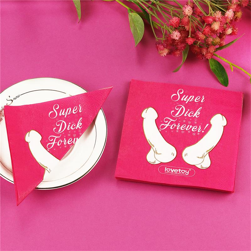 LOVETOY - SERVILLETAS DE FIESTA PACK DE 10