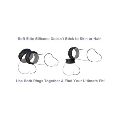 FANTASY C-RINGZ - SET 2 ANILLOS PARA EL PENE NEGRO