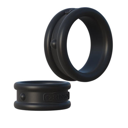 FANTASY C-RINGZ - SET 2 ANILLOS PARA EL PENE NEGRO