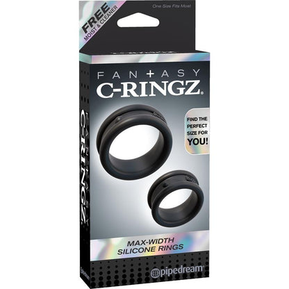 FANTASY C-RINGZ - SET 2 ANILLOS PARA EL PENE NEGRO