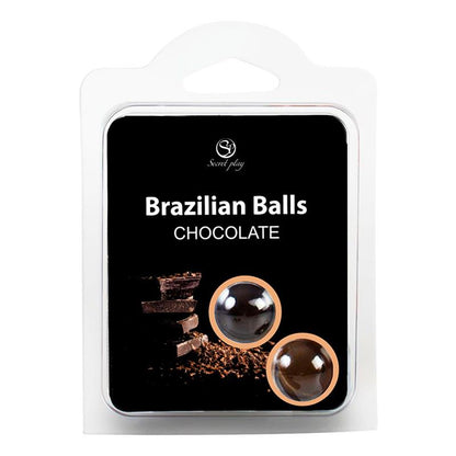SECRET PLAY - SET 2 BRAZILIAN BALLS AROMA A CHOCOLATE