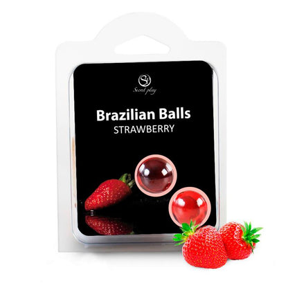 SECRET PLAY - SET 2 BRAZILIAN BALLS AROMA FRESA