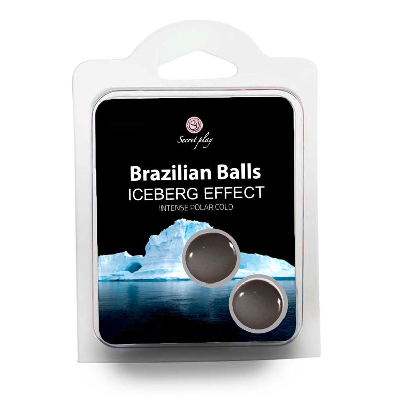 SECRET PLAY - SET 2 BRAZILIAN BALLS EFECTO FRIO ICEBERG