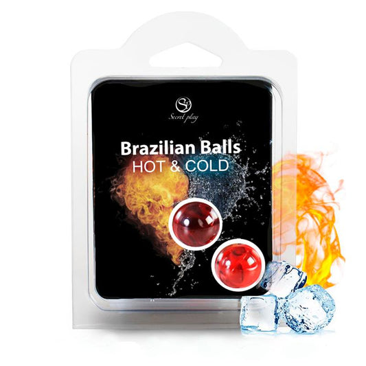 SECRET PLAY - SET 2 BRAZILIAN BALLS EFECTO HOT & COLD