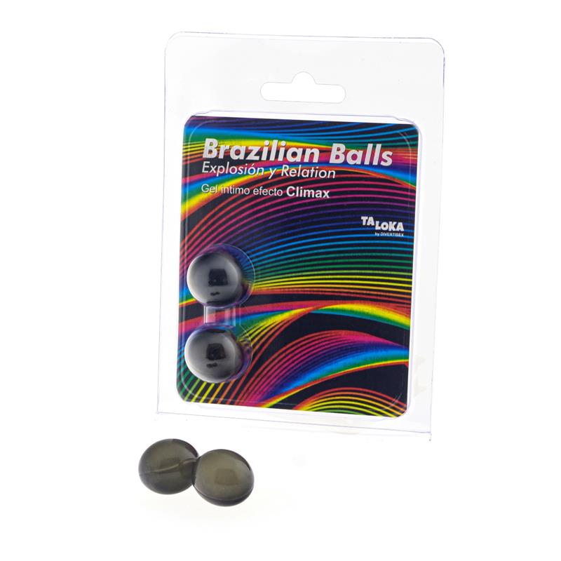 BRAZILIAN BALLS - SET 2 BRAZILIAN BALLS GEL EXCITANTE EFECTO CLIMAX