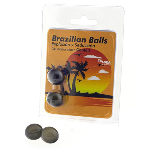 BRAZILIAN BALLS - SET 2 BRAZILIAN BALLS GEL EXCITANTE EFECTO CONFORT