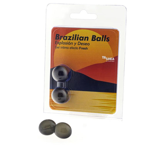 BRAZILIAN BALLS - SET 2 BRAZILIAN BALLS GEL EXCITANTE EFECTO FRESH