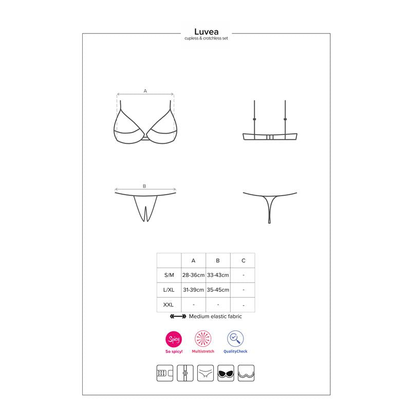 OBSESSIVE - SET 2 PIEZAS LUVAE
